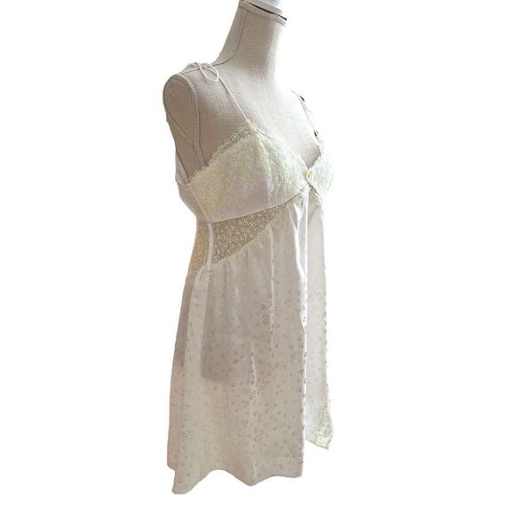 For Love & Lemons Daisy Baby’s Breath Slip Dress in White/ Yellow Size L - Picture 4 of 10